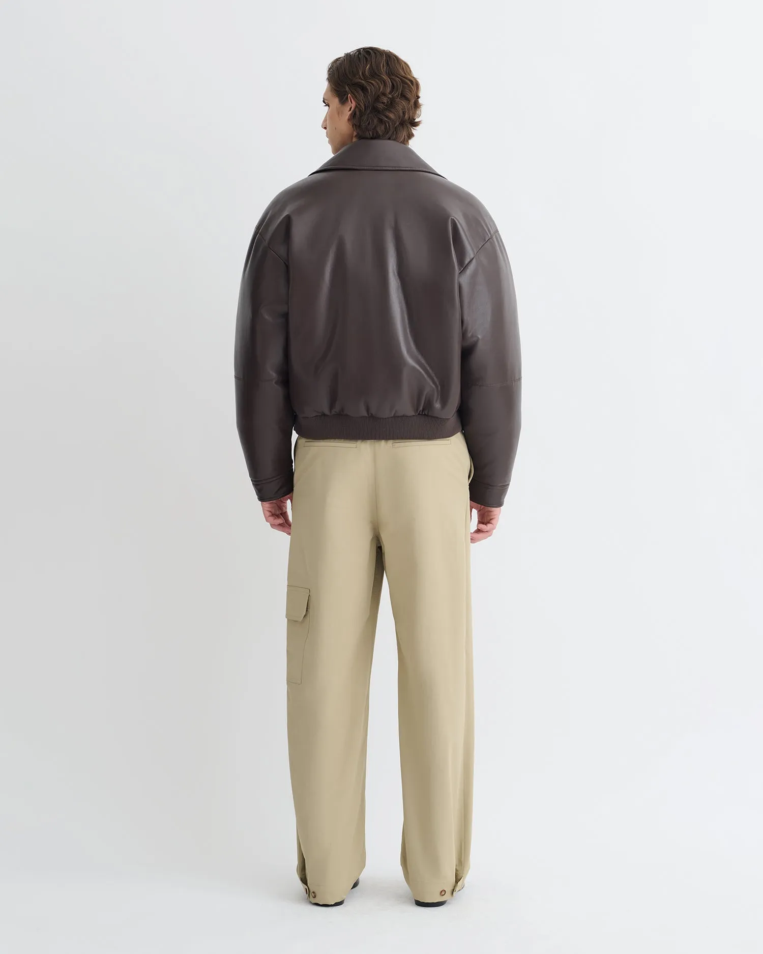 Little boy High contrast kids' outfits Zaler - Okobor? Alt-Leather Jacket - Coffee Ground