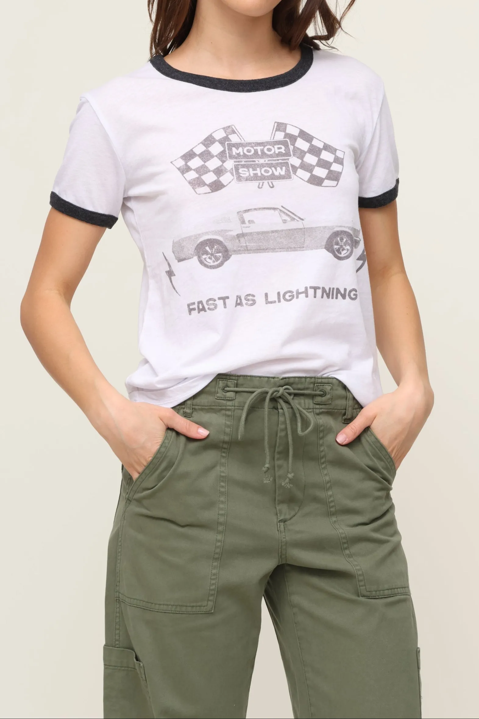Adjustable Fit System Lightning Moto Show Tee