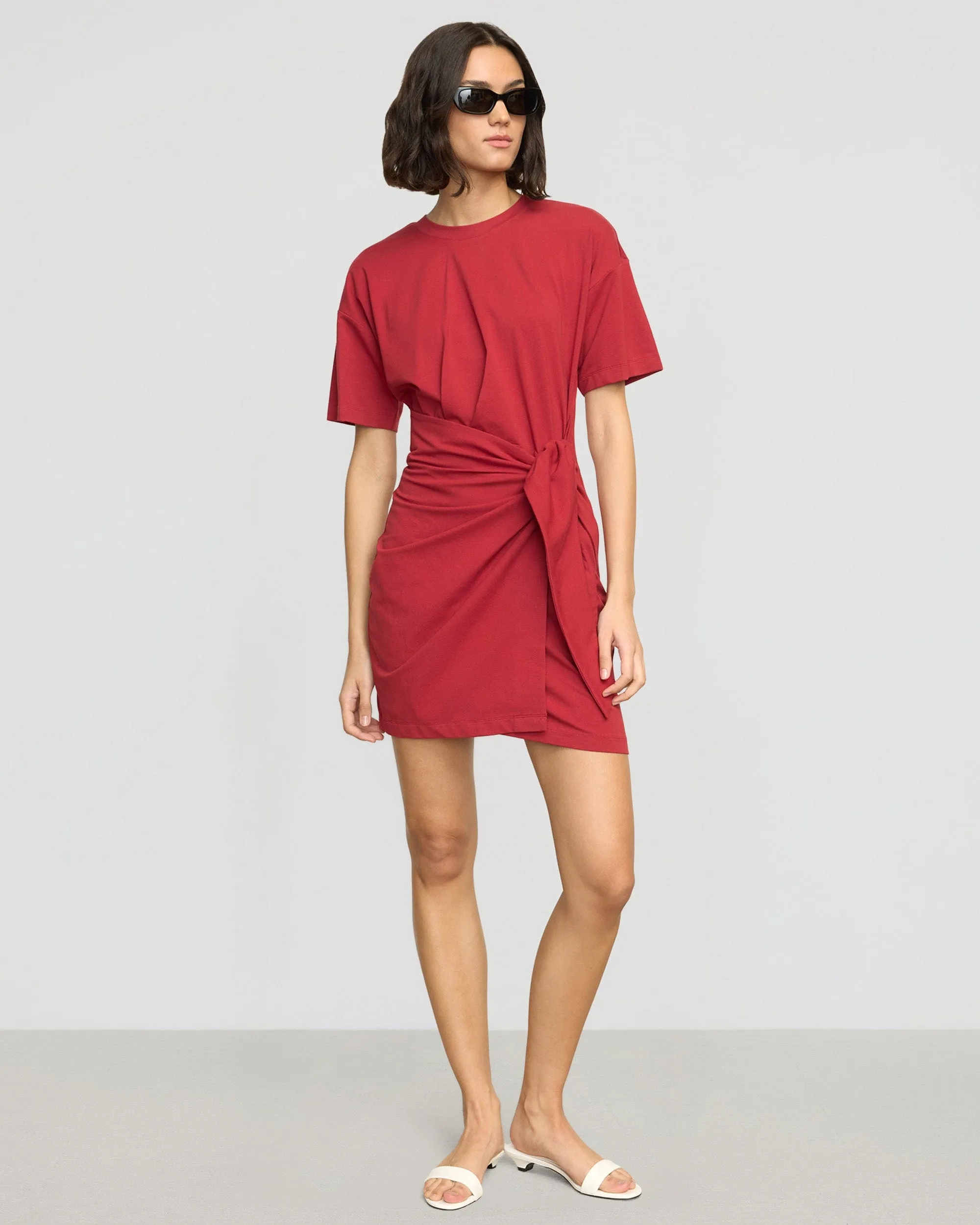 Fallon Organic Cotton T-Shirt Wrap Dress Smart Fit