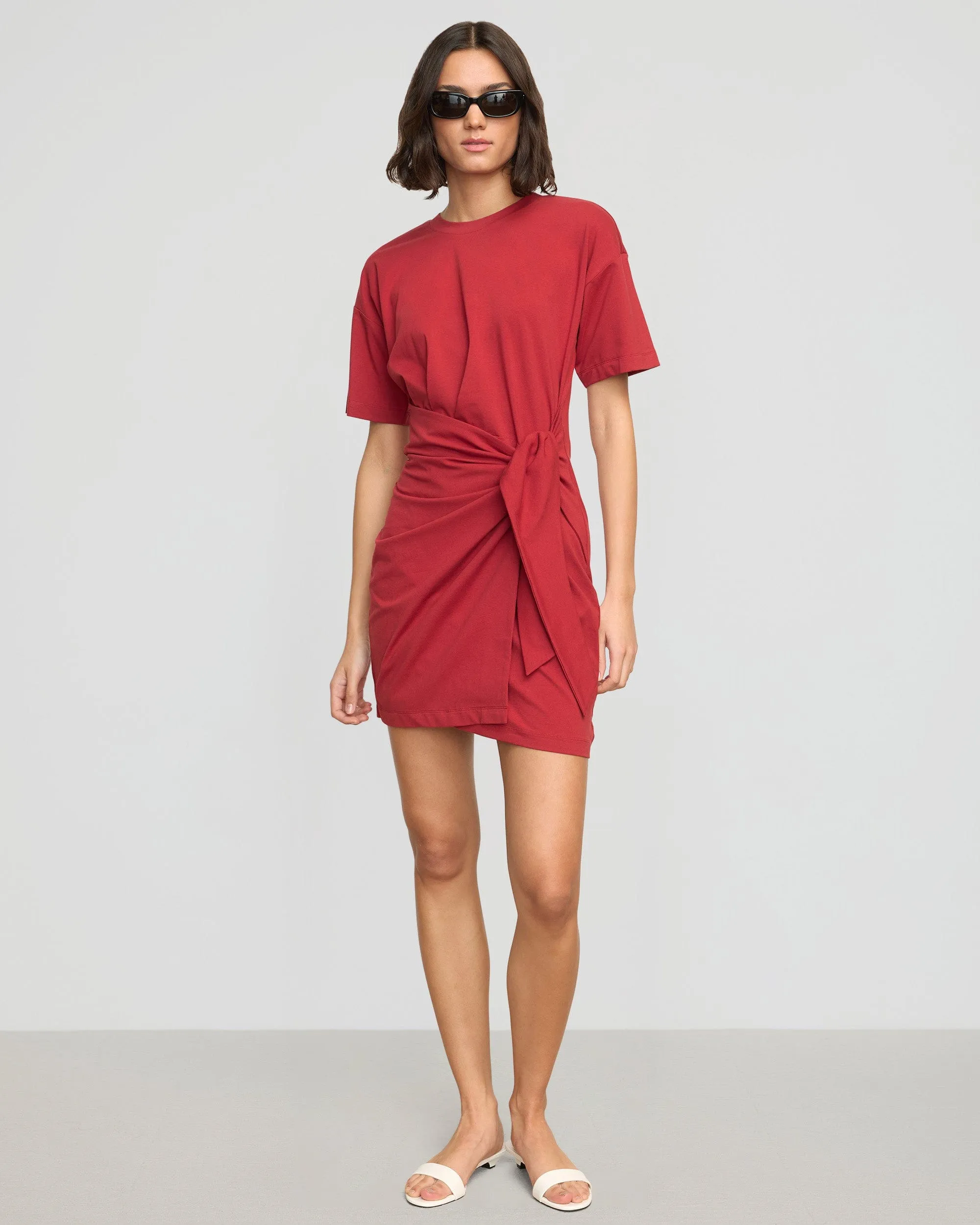 Smooth Motion Fallon Organic Cotton T-Shirt Wrap Dress