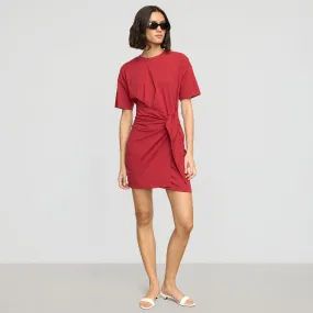 Fallon Organic Cotton T-Shirt Wrap Dress Eye Catching