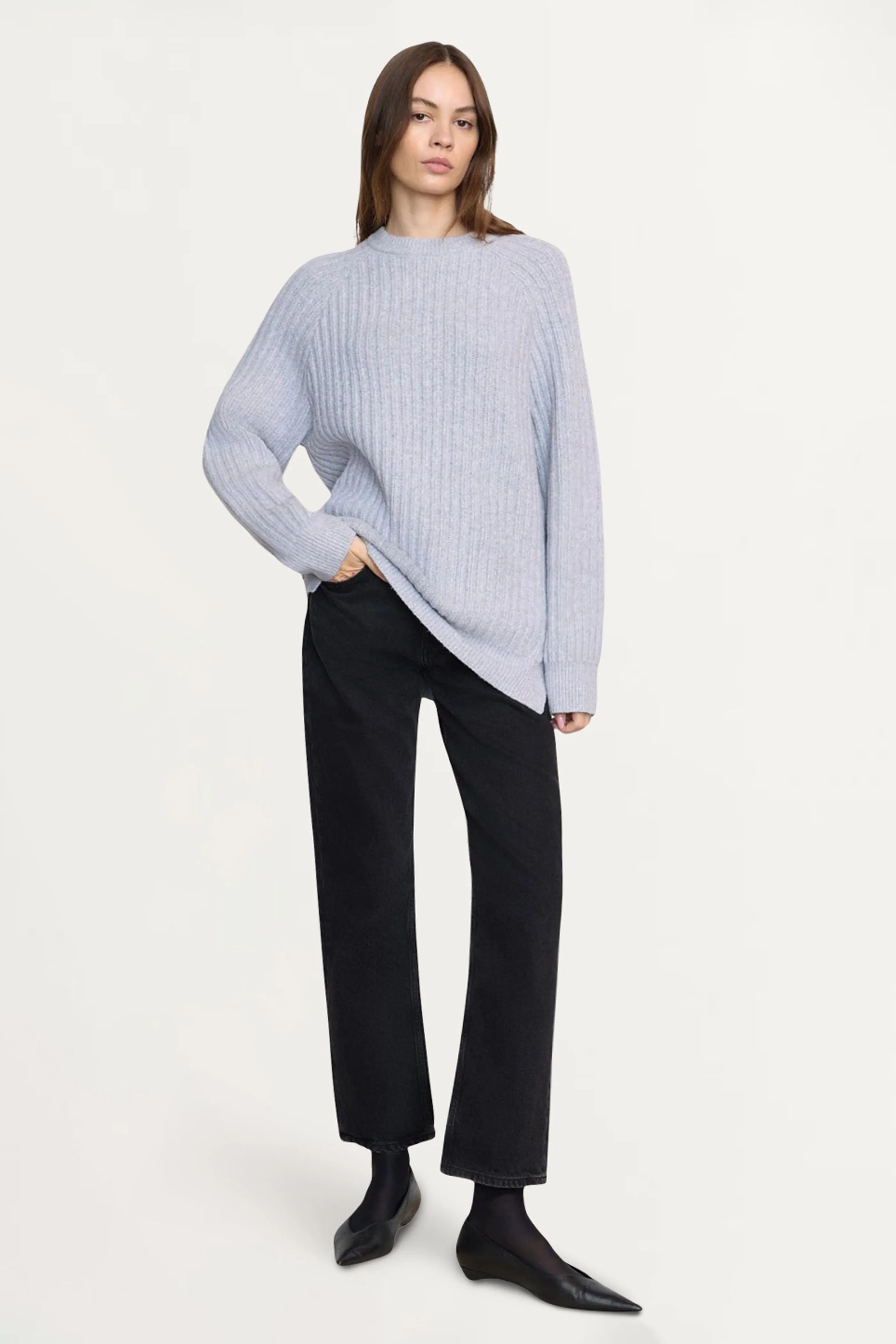 Layering pieces Comfy Wear Roylene Ribbed Boyfriend Sweater