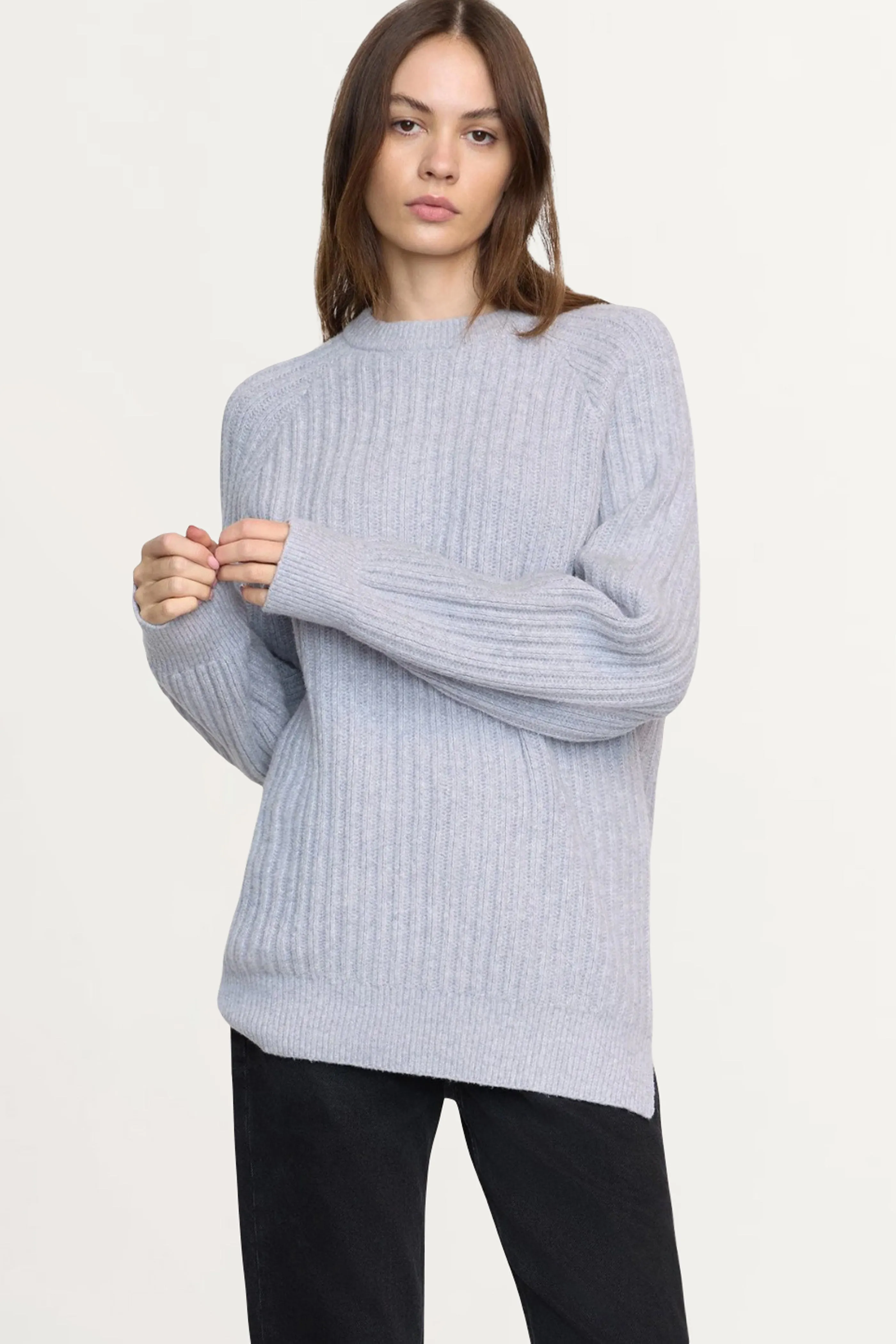 Roylene Ribbed Boyfriend Sweater Winter Essentials Essential Knit Style