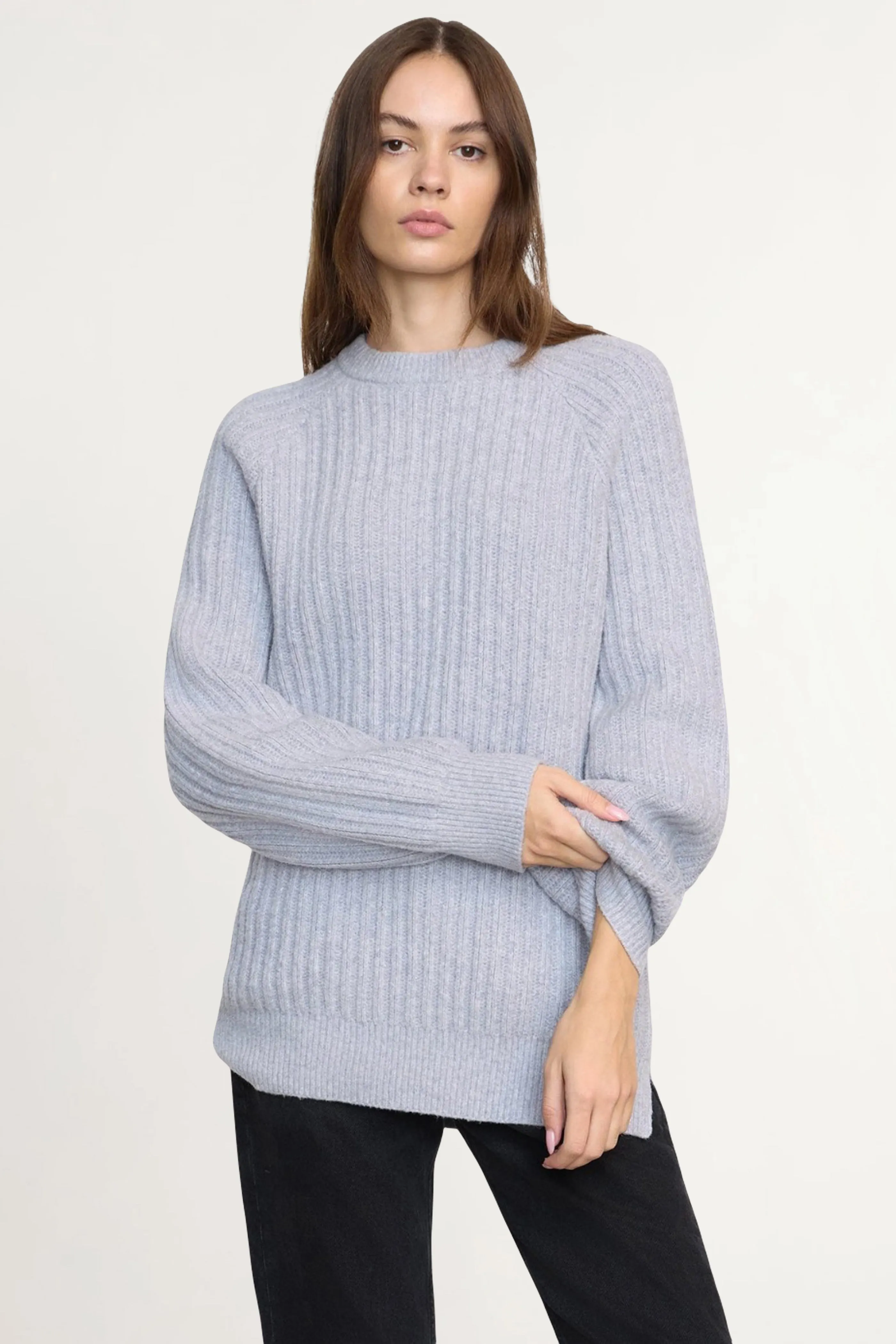 Roylene Ribbed Boyfriend Sweater All Season Knitwear Winter Ready Layer