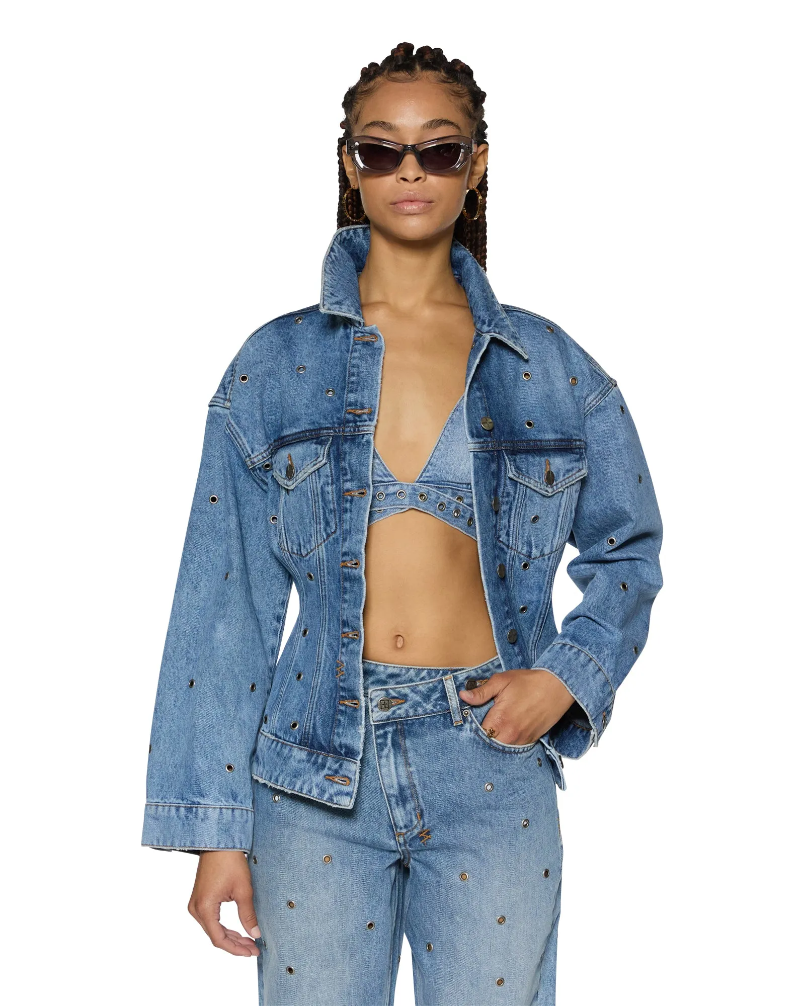 CINCHED JACKET CHROMA Animal Print