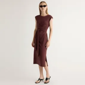 City Layer Fei Tie-Front Organic Cotton Dress