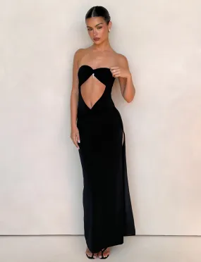 GRAZIA DRESS - BLACK All-Season Wear Chic Comfort