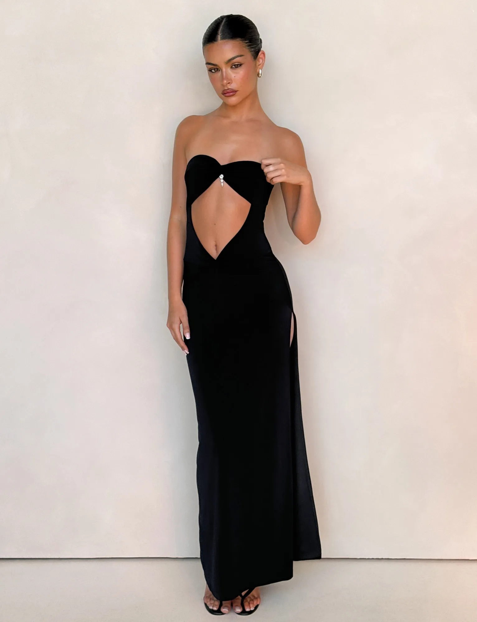 GRAZIA DRESS - BLACK Cozy Vibes