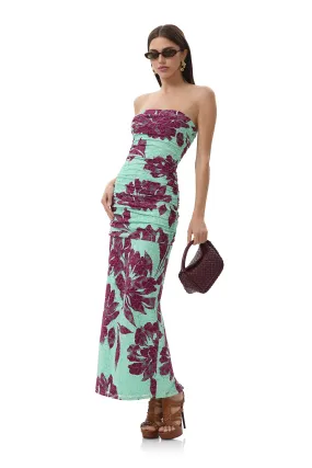 Marlo Dress - Aqua Tropical flattering appearance Year Rounder