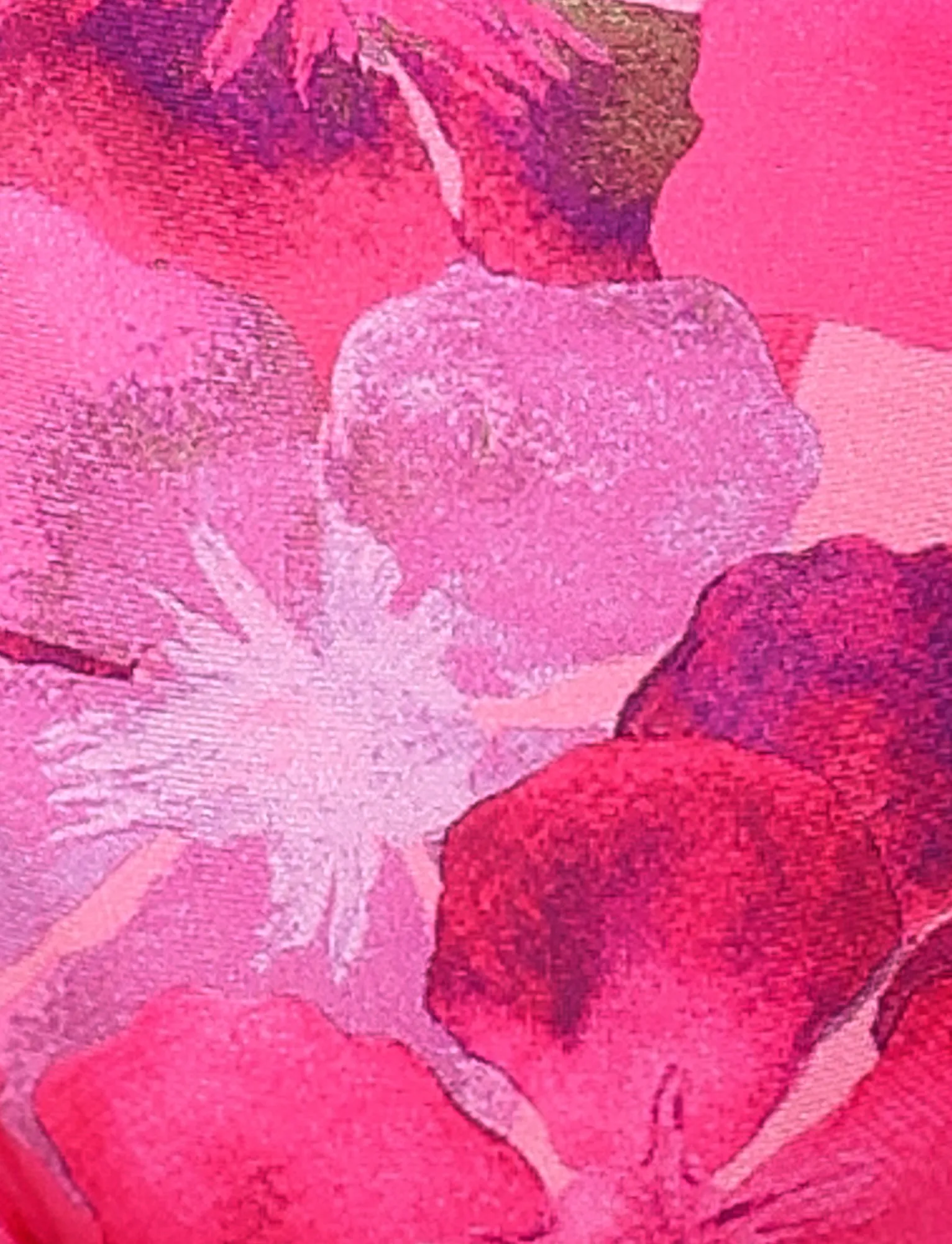 FINLEA BIKINI TOP - PINK : HIBISCUS pool party Fade Resistant