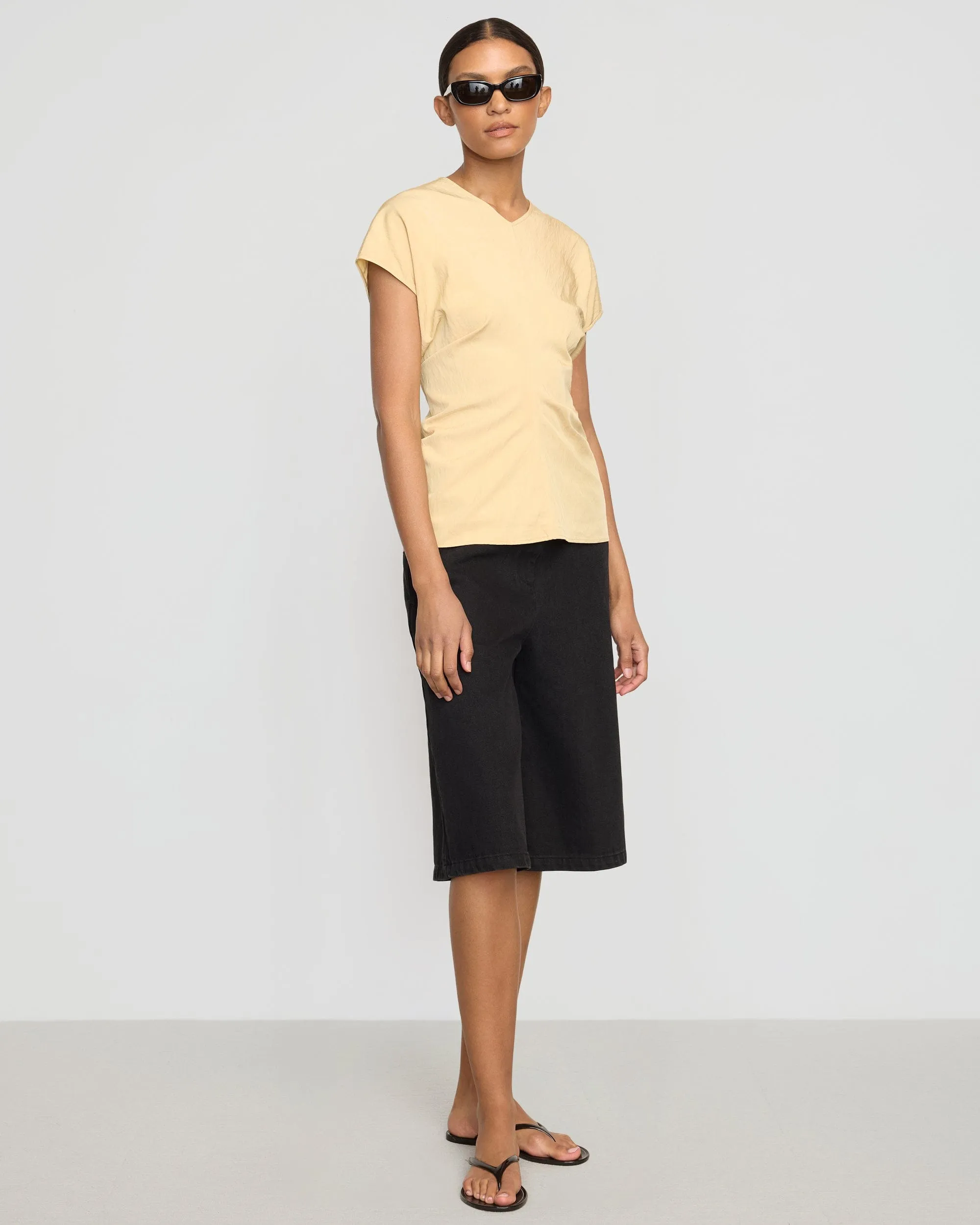 Fionola Relaxed-Waist Blouse OdorResistant Treatment