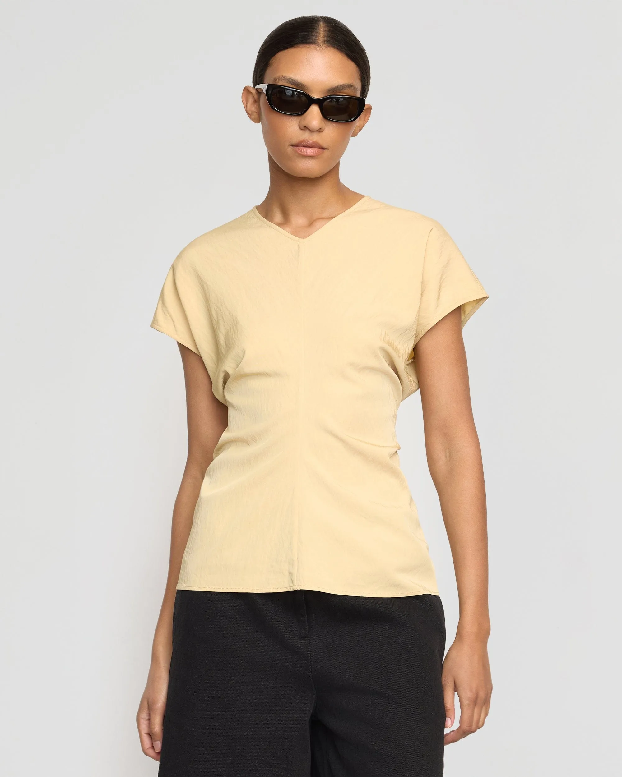 AntiStaticTreatment Fionola Relaxed-Waist Blouse