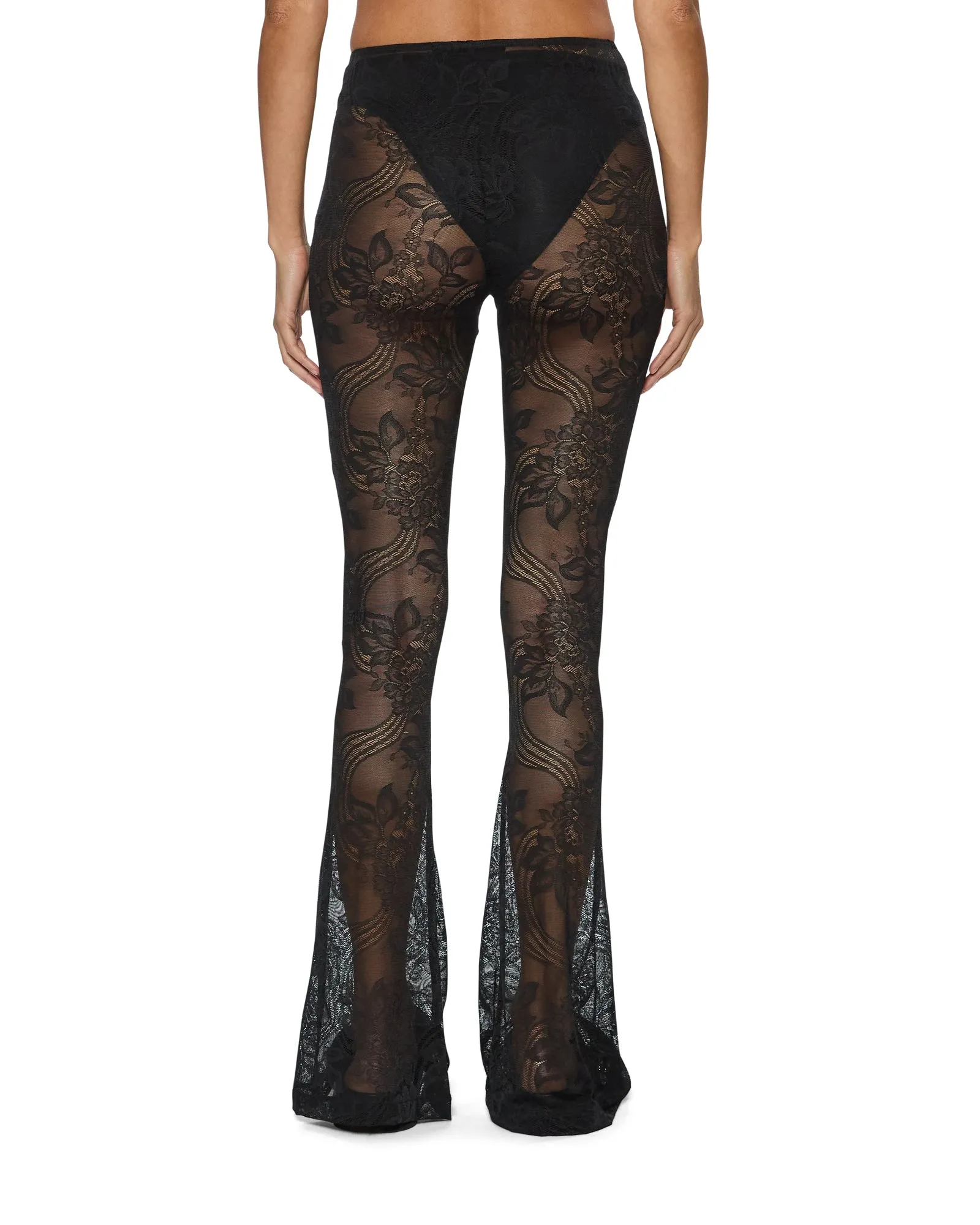 Quick Access Pockets FLARE PANT BLACK LACE
