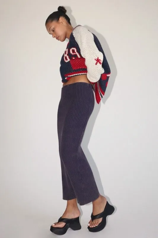 Kelsie Knit Midi Skirt BlendMaterials Easy Wear