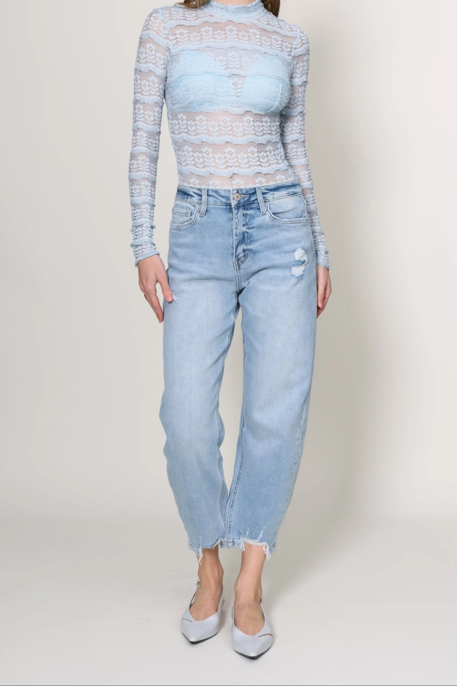 All Season Awe Mini Barrel Jean