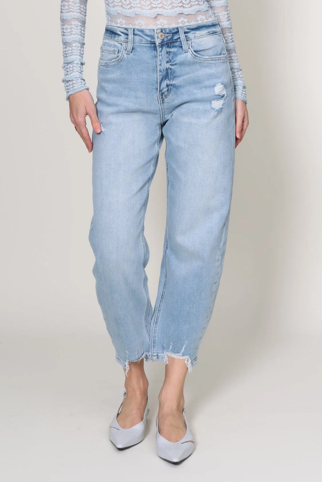 Durable Weave Awe Mini Barrel Jean