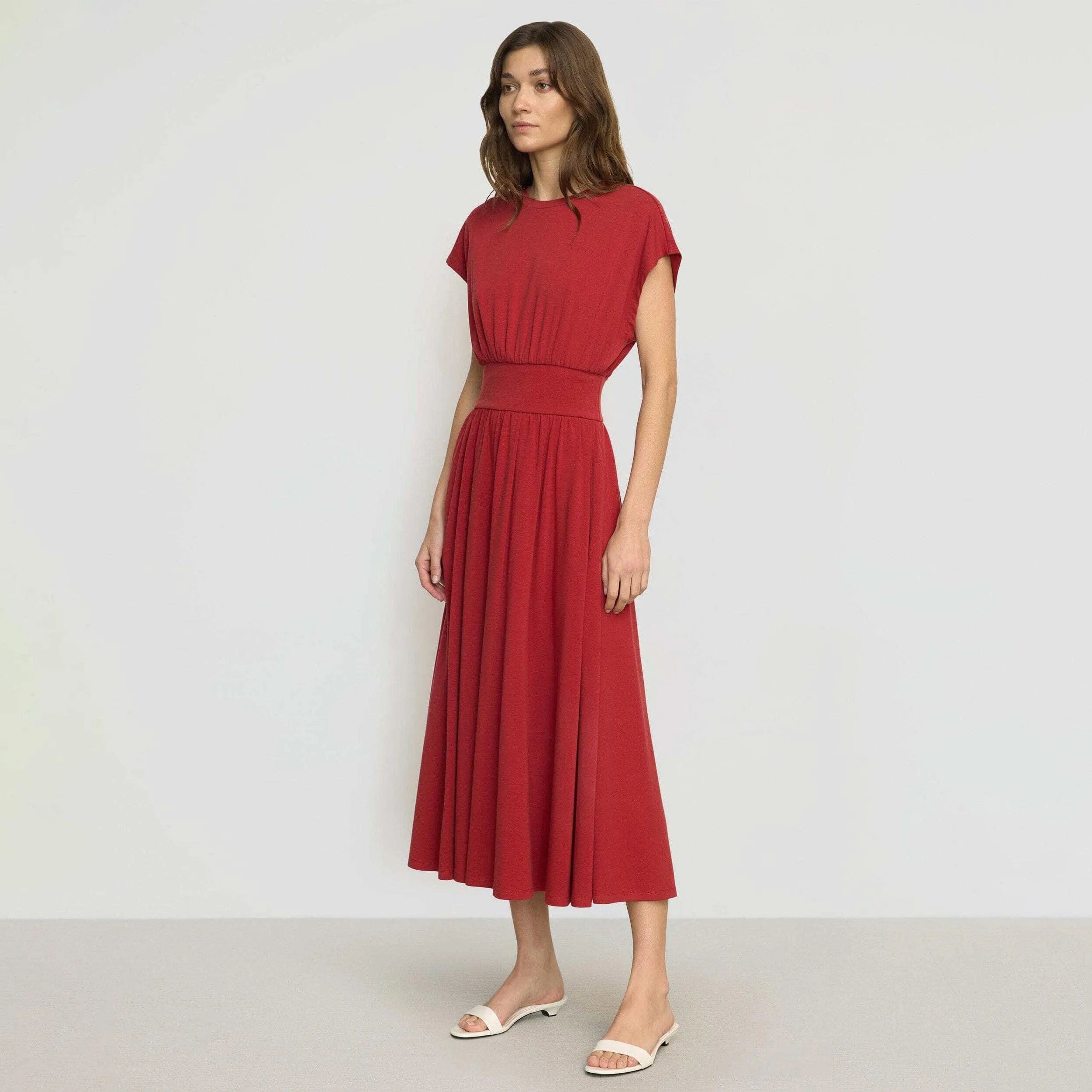 Weekend Chic Smart Outfit Prima Jersey Midi Dress
