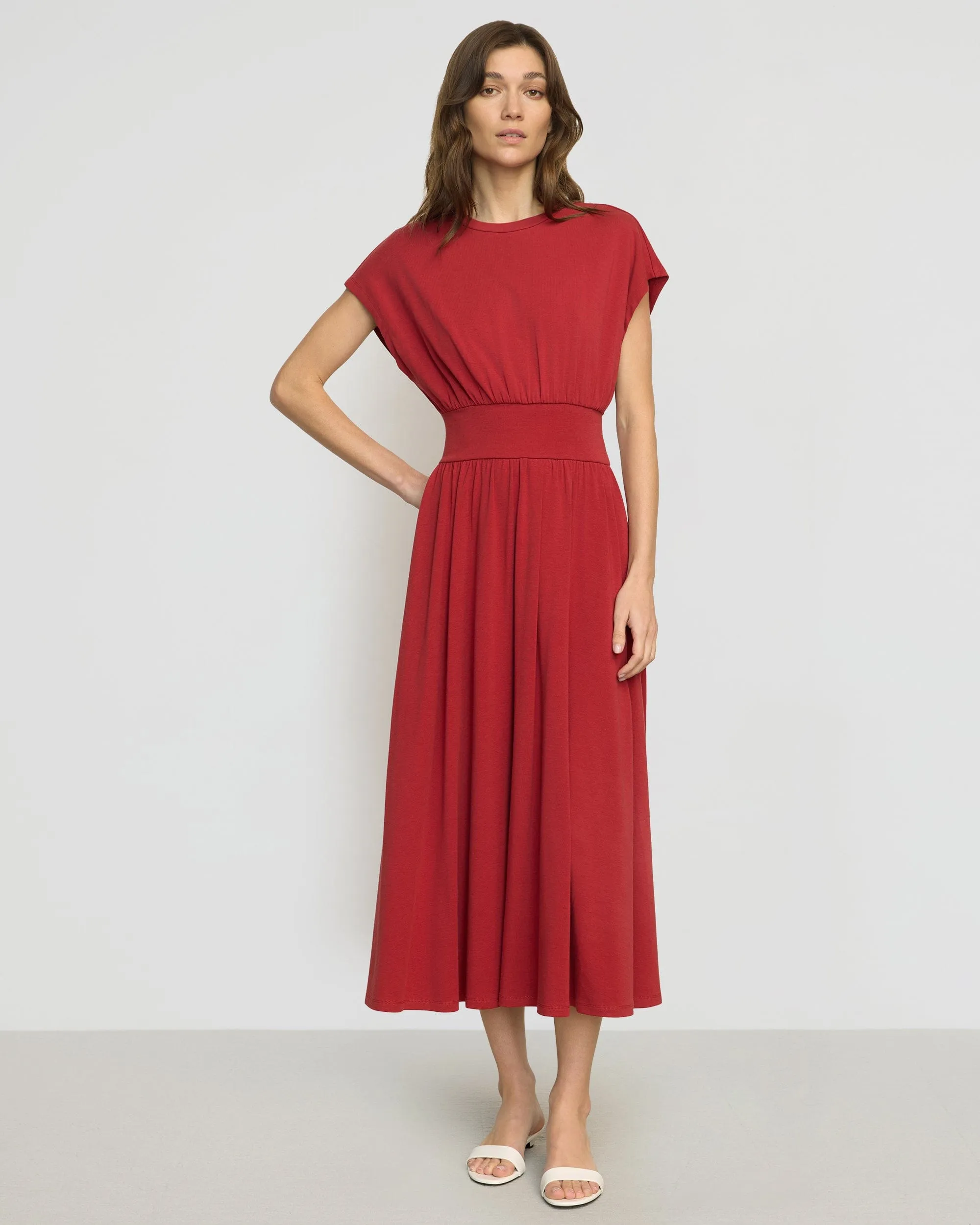 Prima Jersey Midi Dress Evening Look Pure Elegance