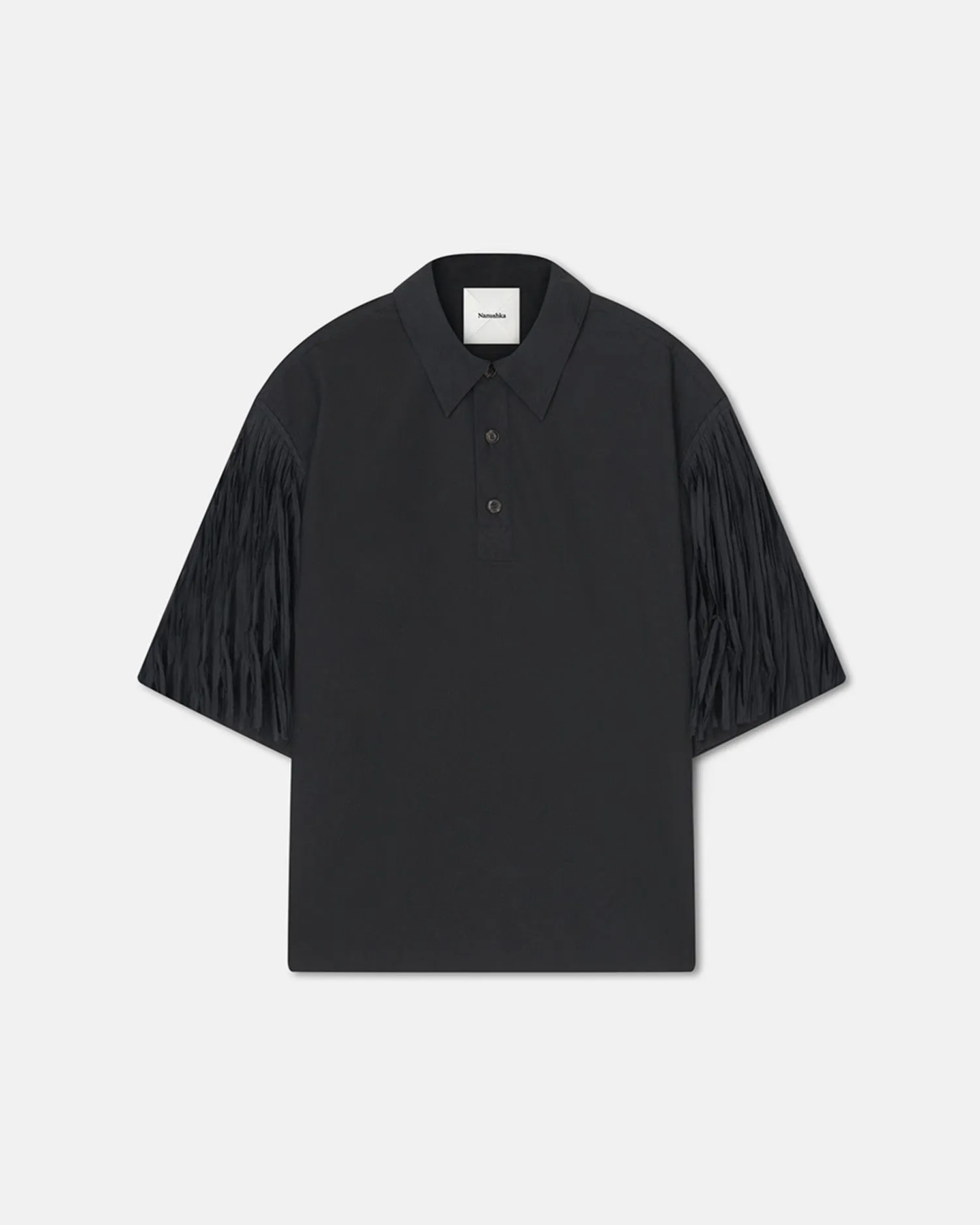 Ilian - Tech Poplin Shirt - Black Reflective Safety Stripes