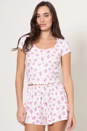 Professional Look Flower Market Ditsy Tee