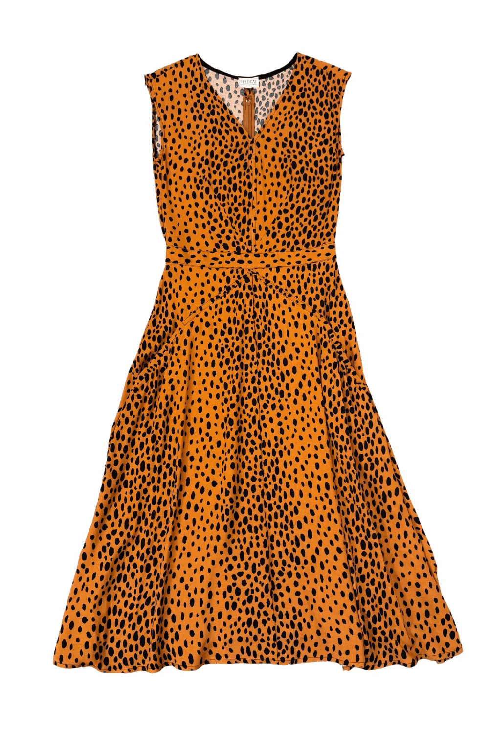 Subtle Edge breathable-mesh Xena Dress in Bam Bam Challis