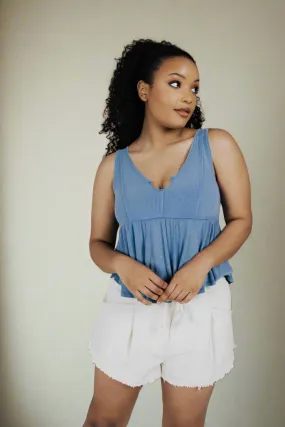 Fontana Babydoll Tank Top - FINAL SALE PortableOption