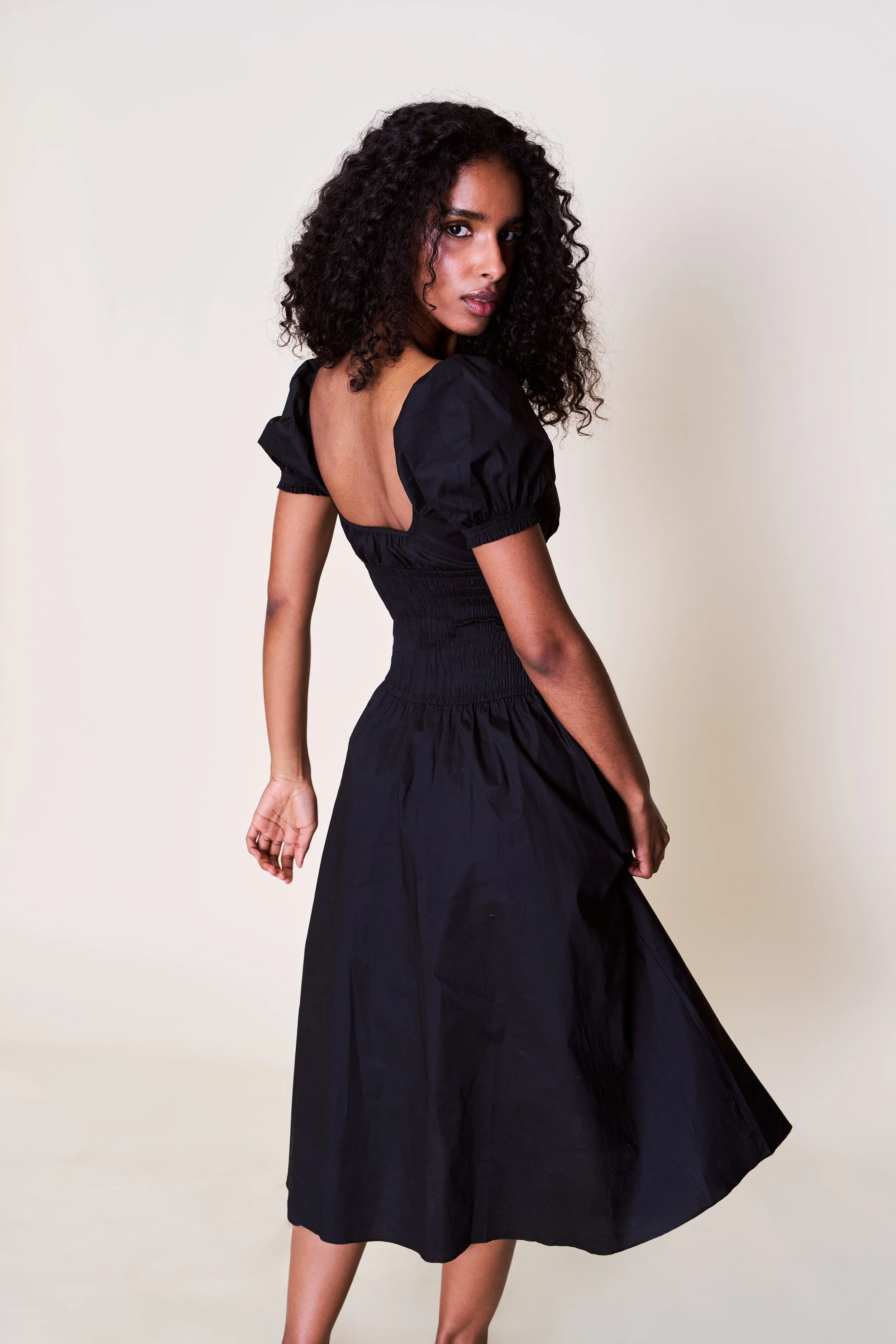 Leon Midi Dress Bright Feel Holiday Wear