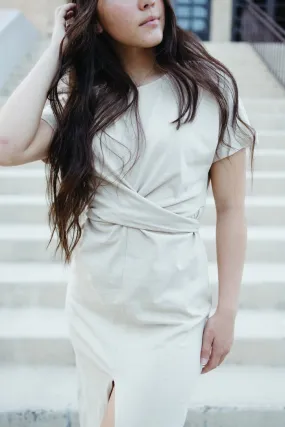 Fashionable Wear Perfect Style Atlas Wrap Tie Dress - FINAL SALE