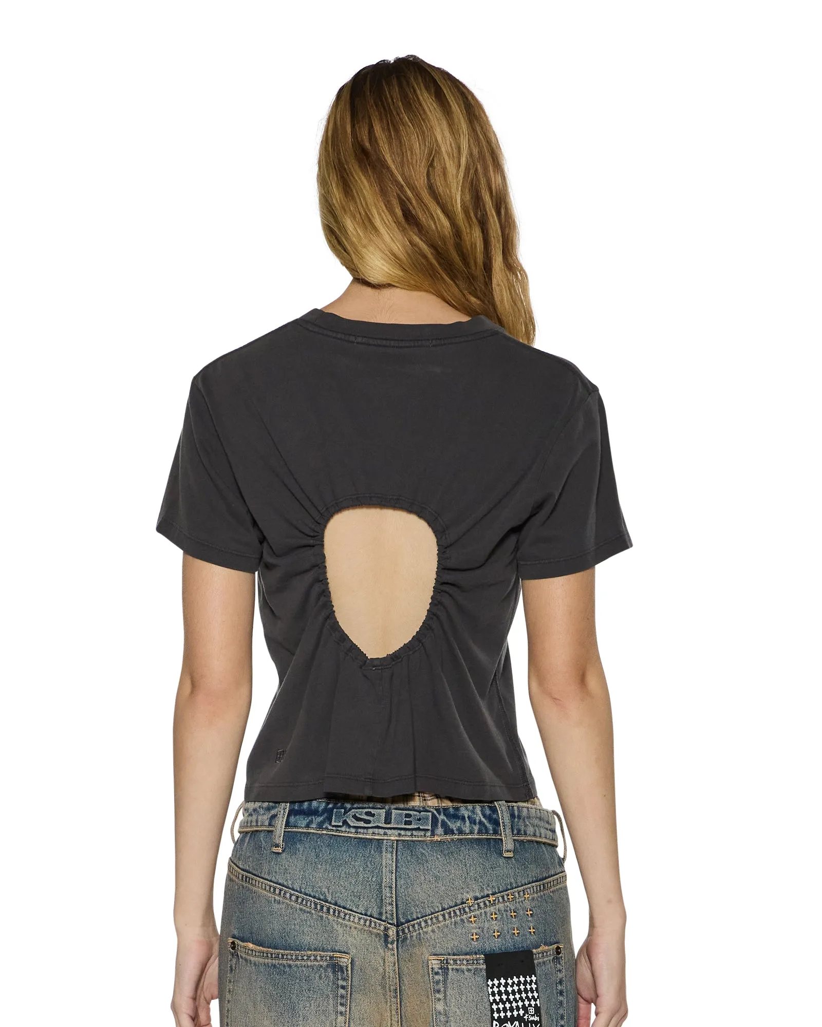 ErgonomicSleeves FUNNY BUNNY SHRUNKEN SS TEE WASHED BLACK