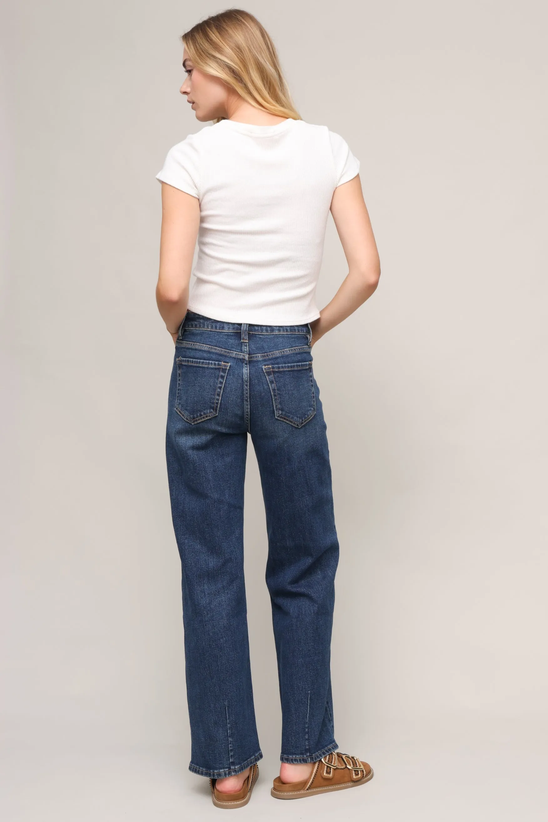 BondedShoulder Gabby Sweater Rib Short Sleeve