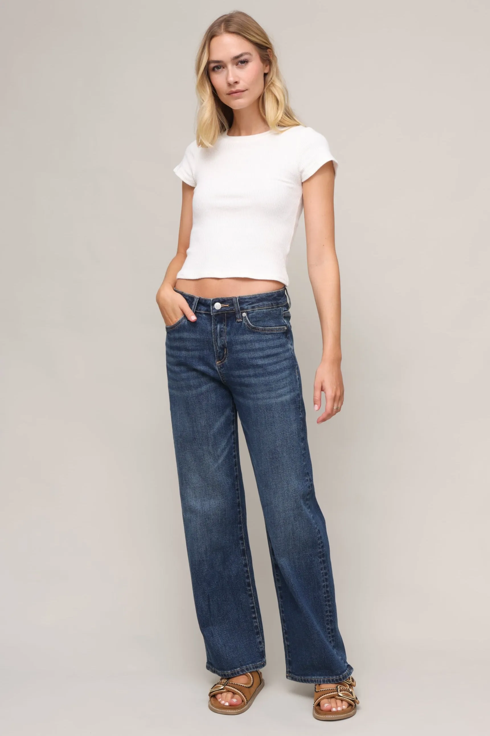 Gabby Sweater Rib Short Sleeve Cozy Wear