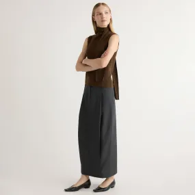 Fast fashion Georgina Wool-Blend Suiting Skirt