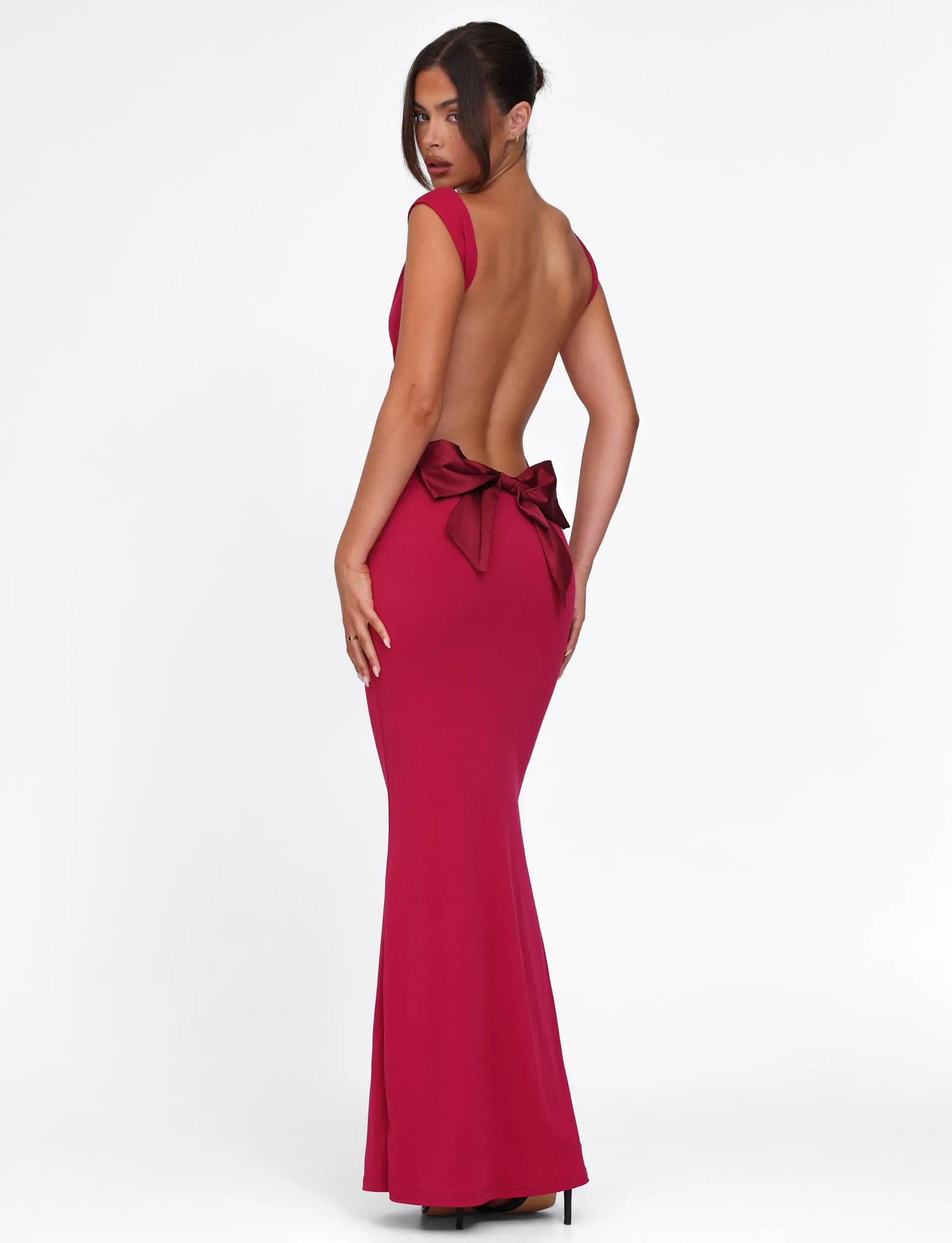 ZITA DRESS - RED : SALSA : DEEP RED Tailored Piece