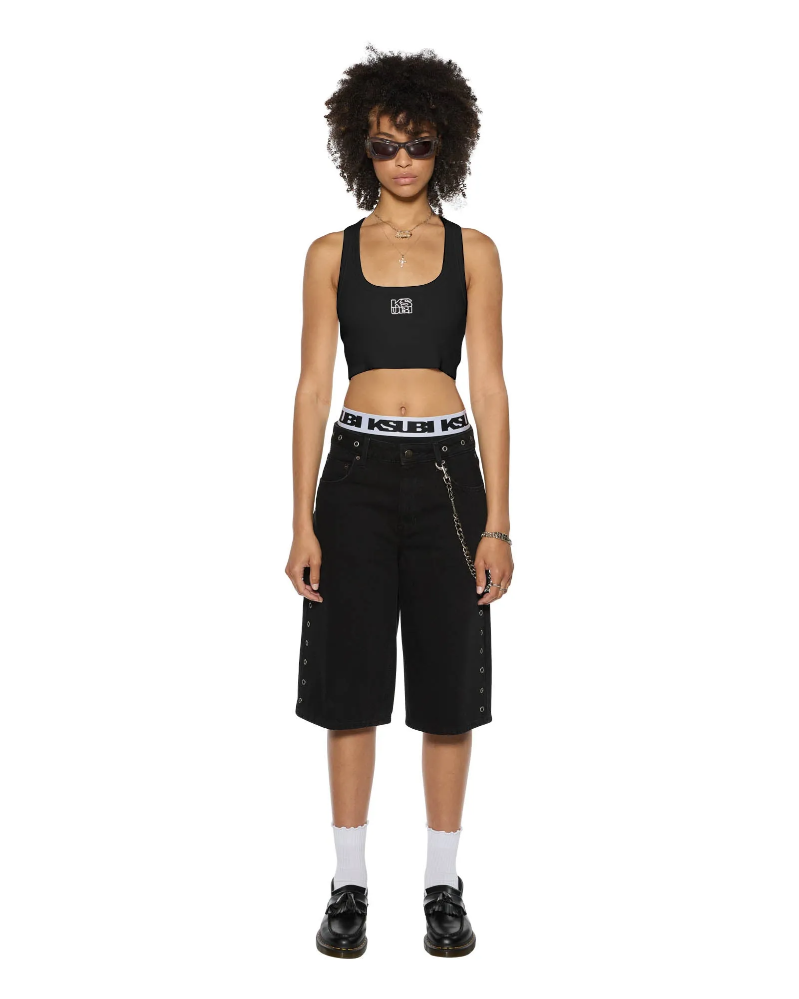 QuickRelease Closure ErgonomicSleeves STACKED ORIGIN CROP BLACK