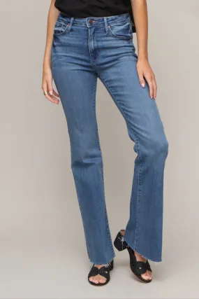 Minimal Fit Simple Attire High Rise Scissor Cut Flare