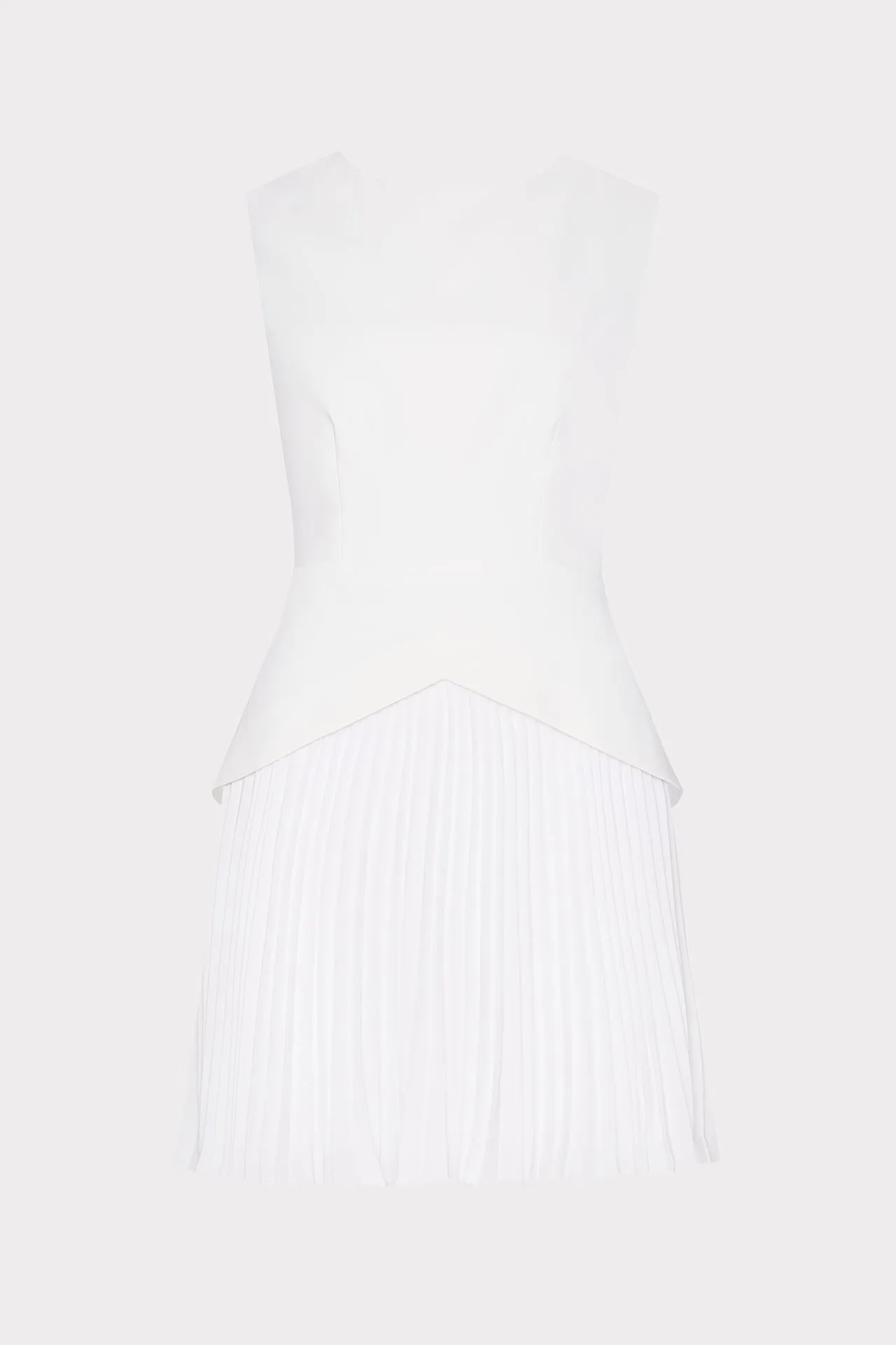 Haddy Pleated Mini Dress Sophisticated Vibe