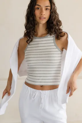 Hadley Striped Tank Bonded Seam Technology