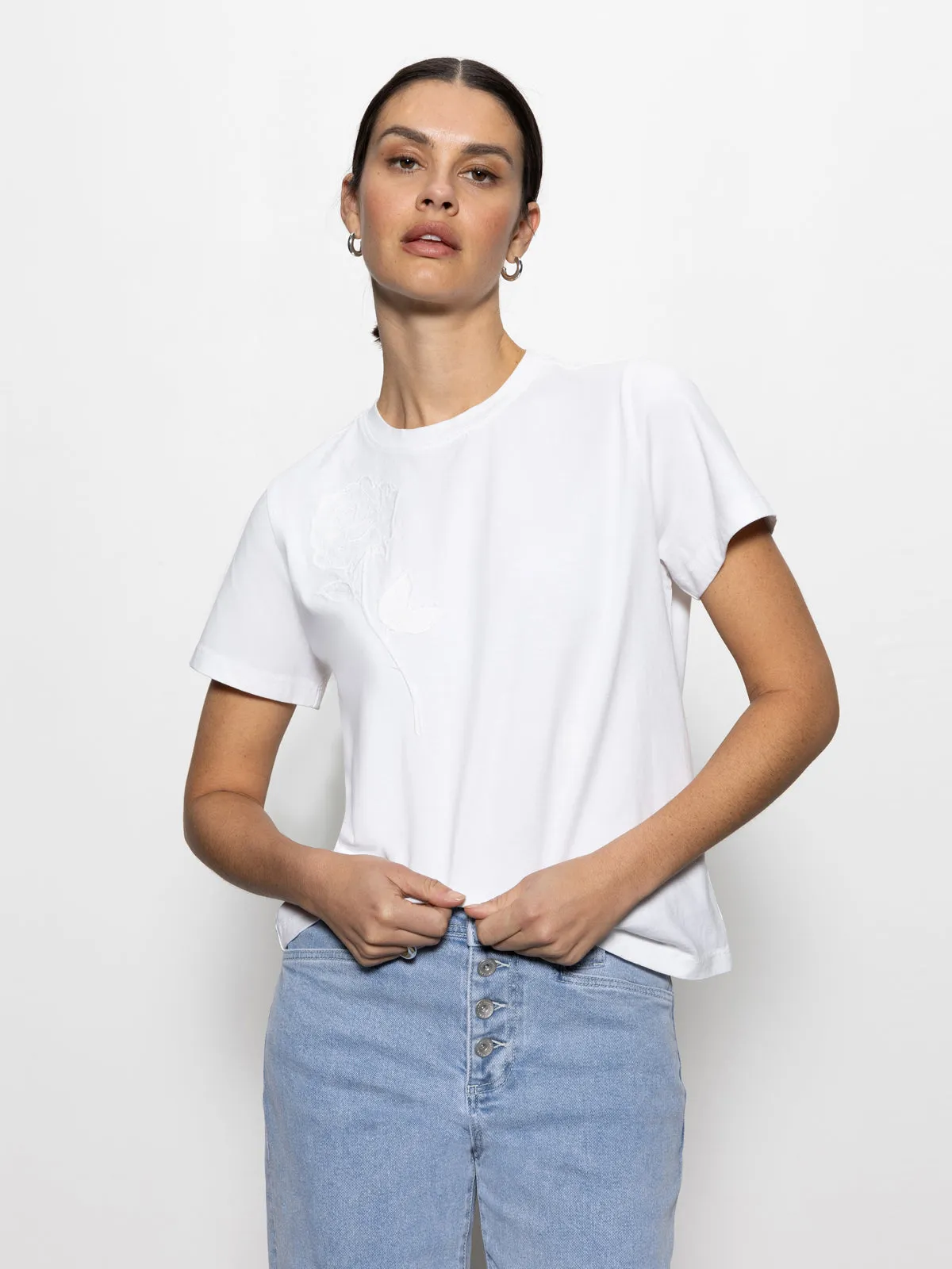 AntiOdor Rose Perfect Tee White