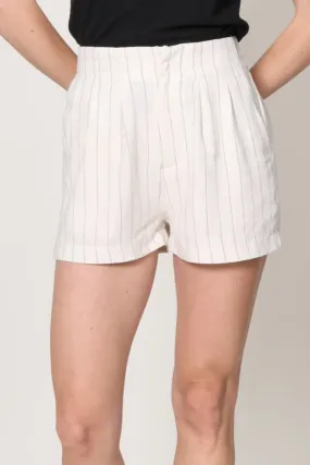 Harbor Pinstripe Short Flattering Waist