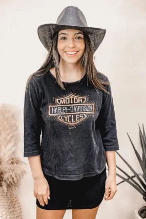 Reinforced Seam Technique Double Layered Hood Assembly Harley "Alefs" Vintage Top