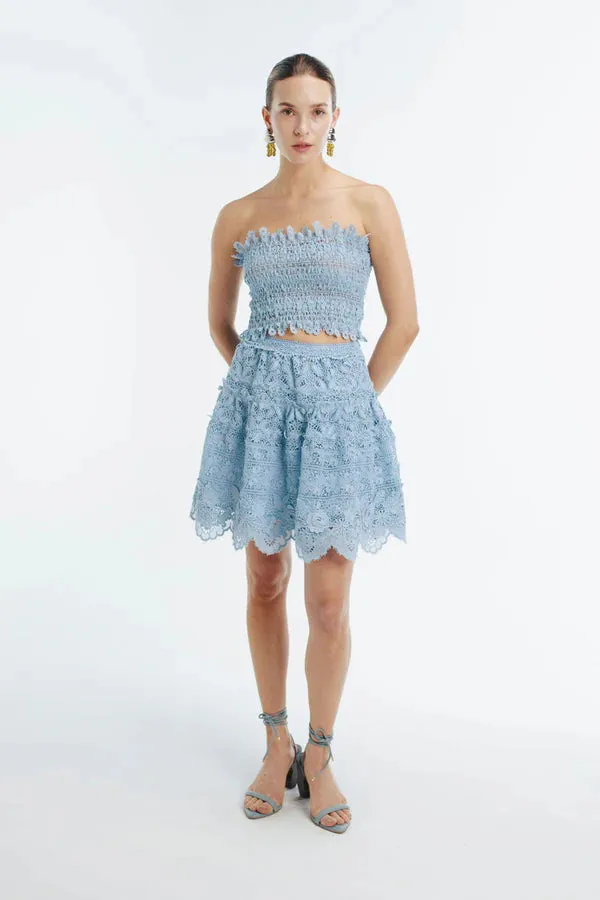 HARPER MINI SKIRT SKY Layering Fashion