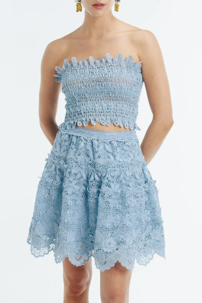 Timeless Design HARPER MINI SKIRT SKY