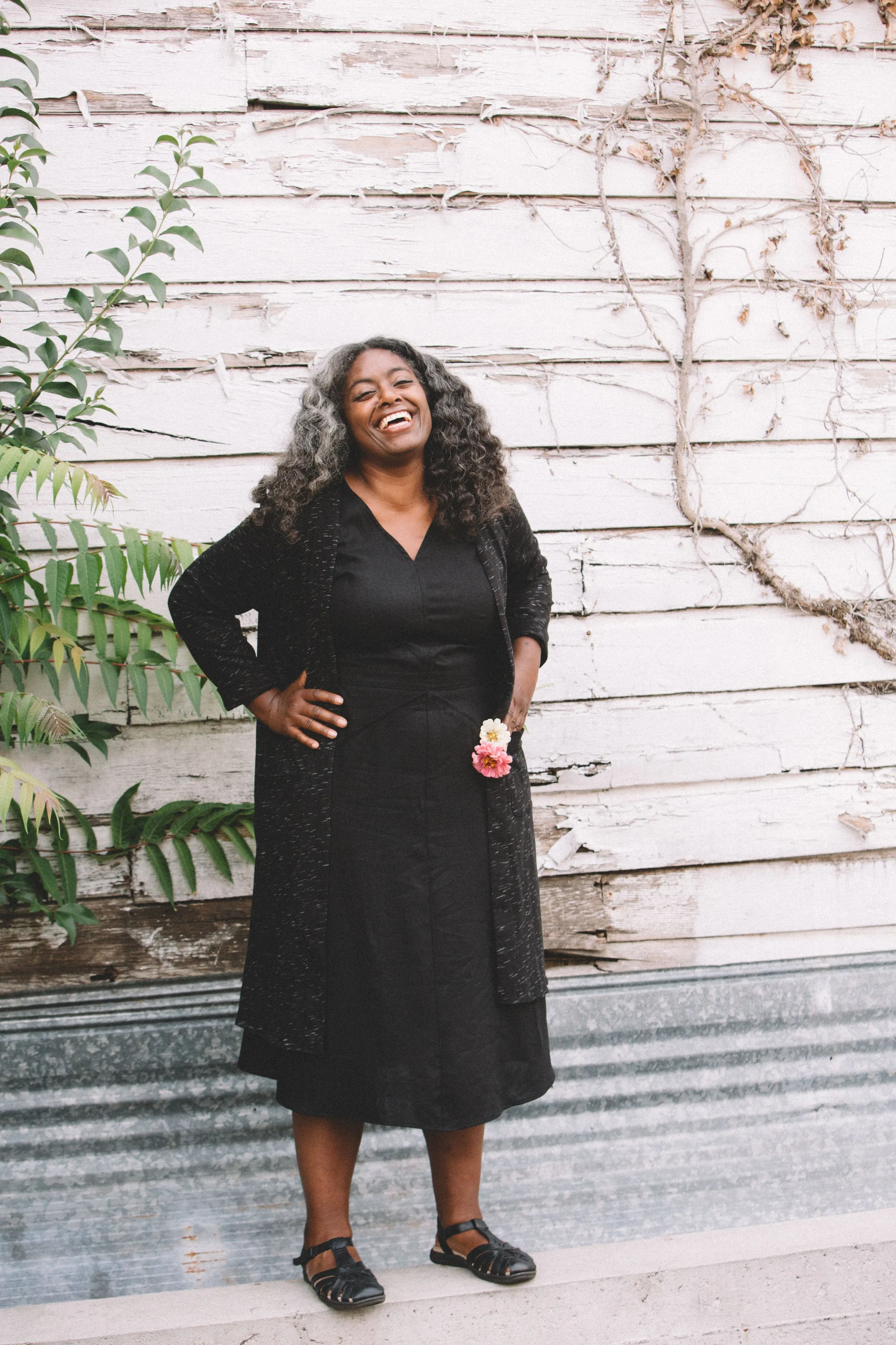 Casual Layers Fashionable knitwear Hawthorn Cardigan in Heathered Slub Knit