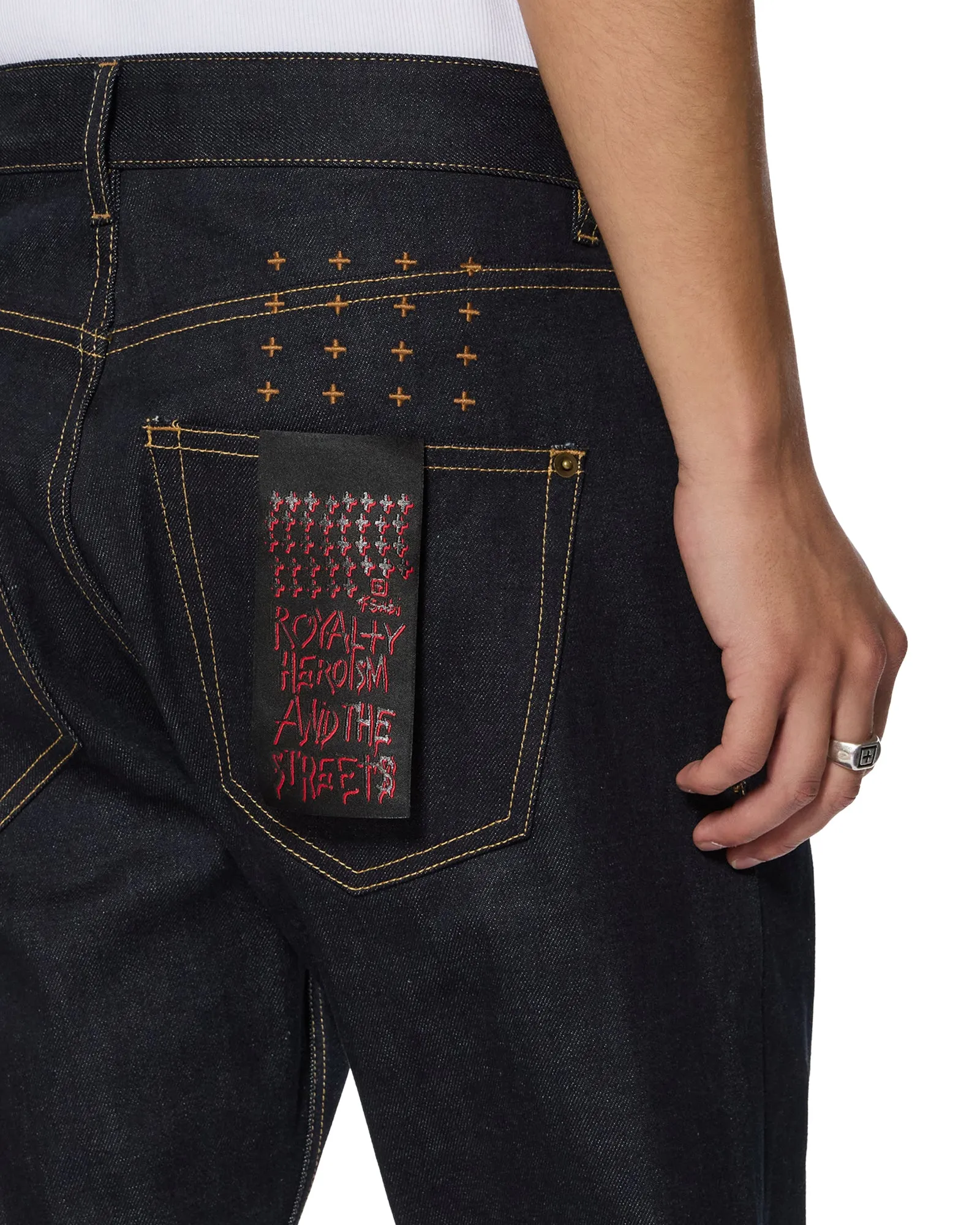 Durable Minimalist Style Party Look Contemporary Vibe HAZLOW SELVEDGE RAW