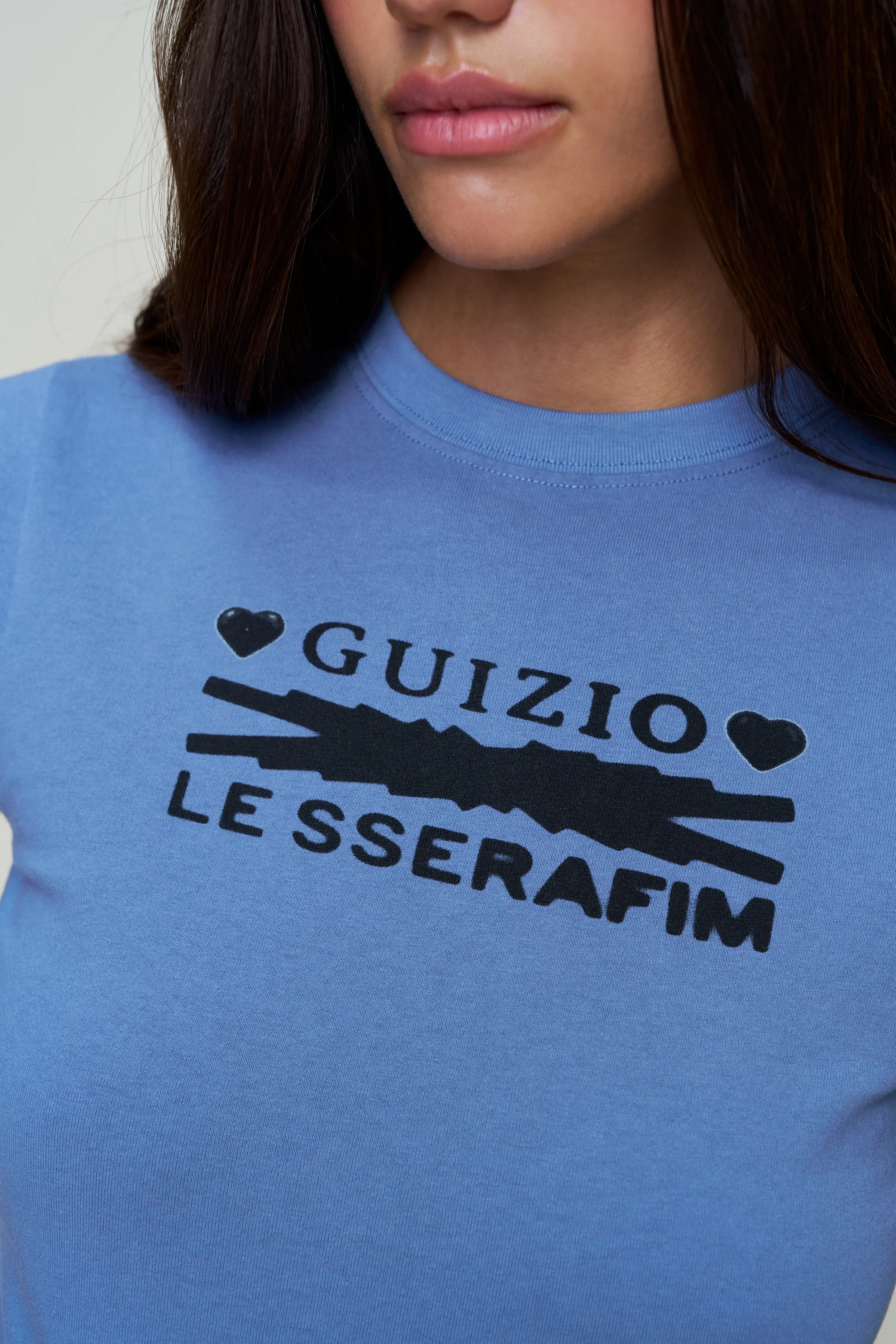 Hearts Tee Tagless label