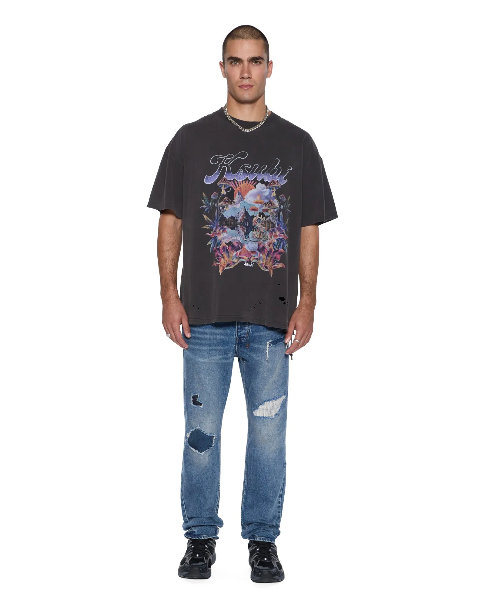 HENDRIX EKCESS SS TEE OLD BLACK safe for skin