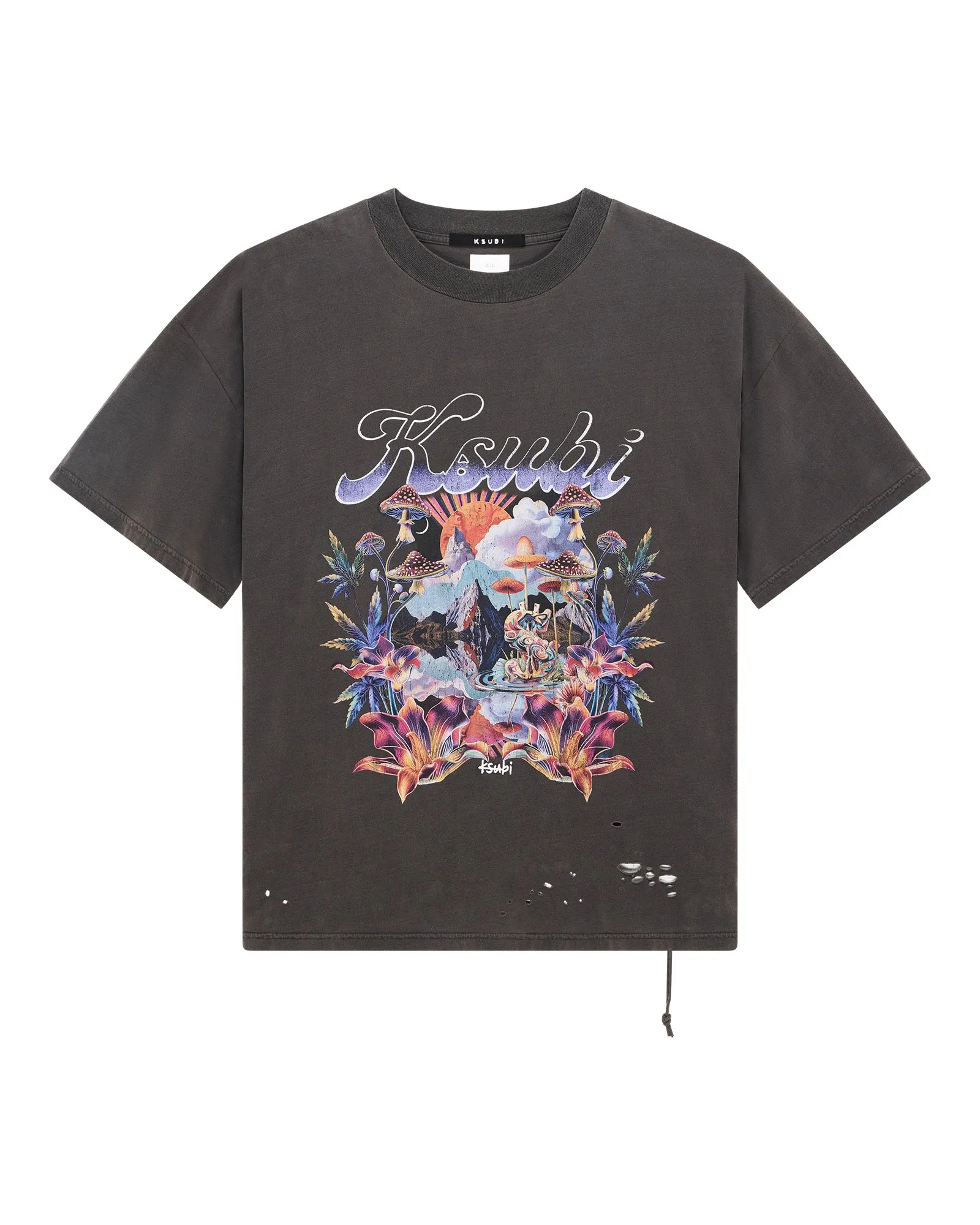 HENDRIX EKCESS SS TEE OLD BLACK Leather combination All-day style