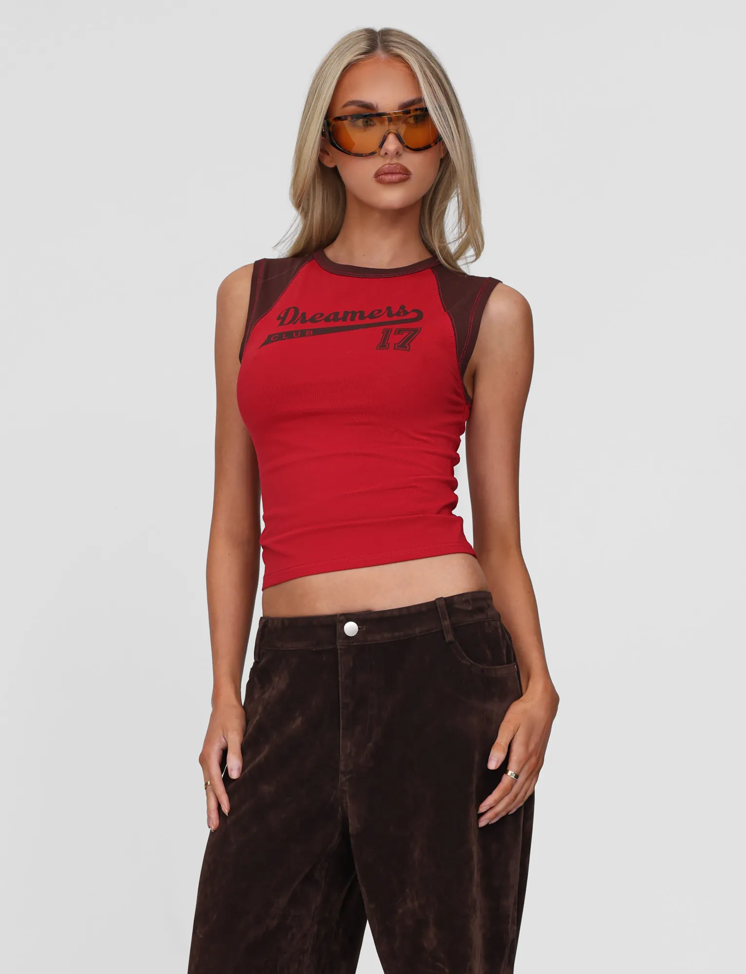 HighDensityFoam Recycled Polyester Material FIERA TEE - RED