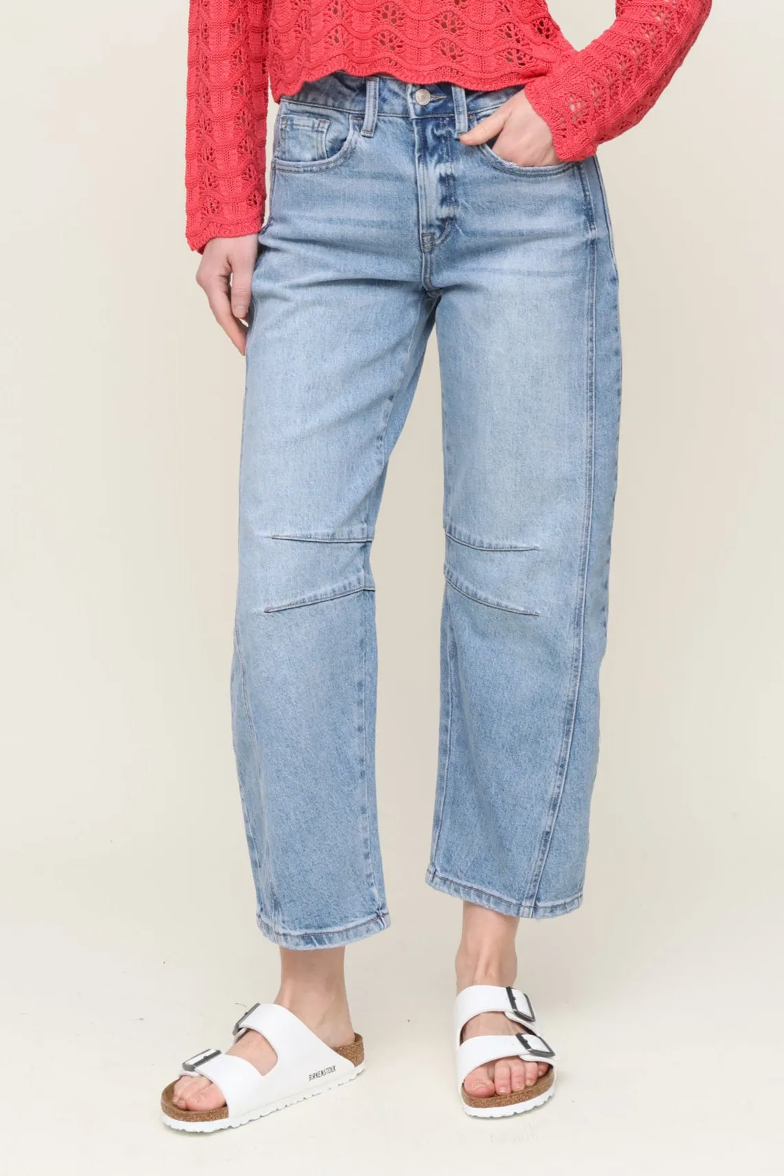 High Rise Barrel Jean All Fit Design