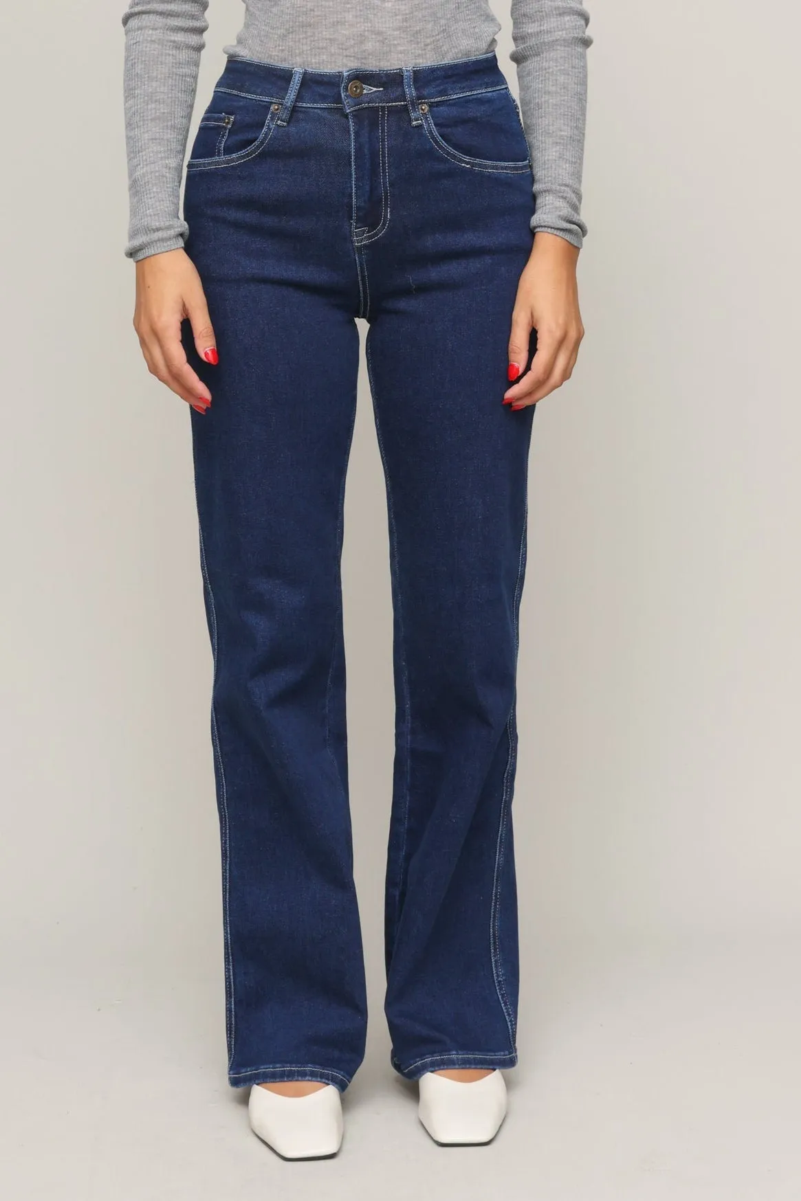 High Rise Wide Leg True Fit